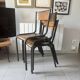 Set of 4 authentic vintage MULLCA school chairs