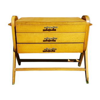 Travailleuse vintage en bois
