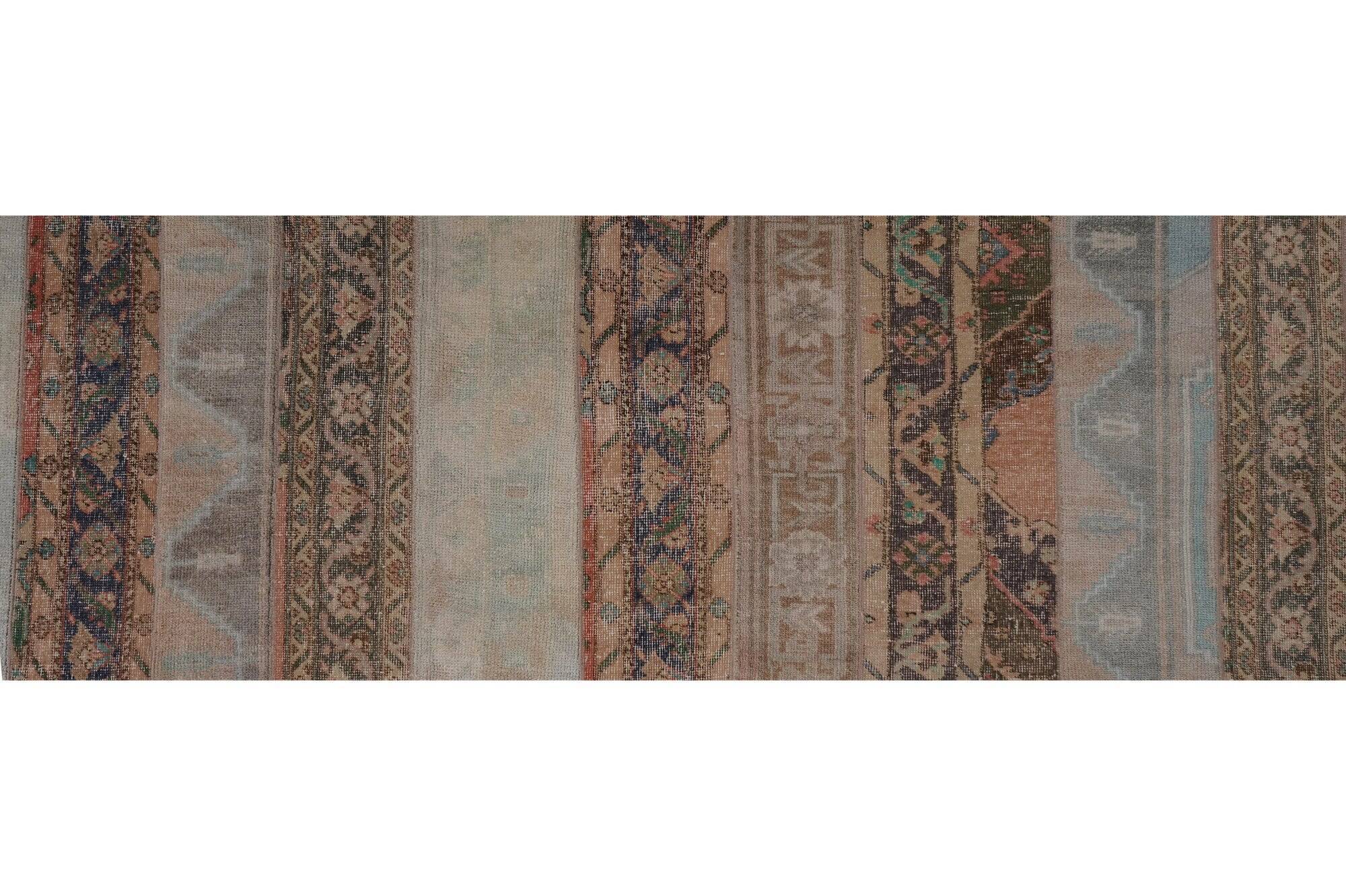 Vintage Turkish hallway rug 76x1 cm