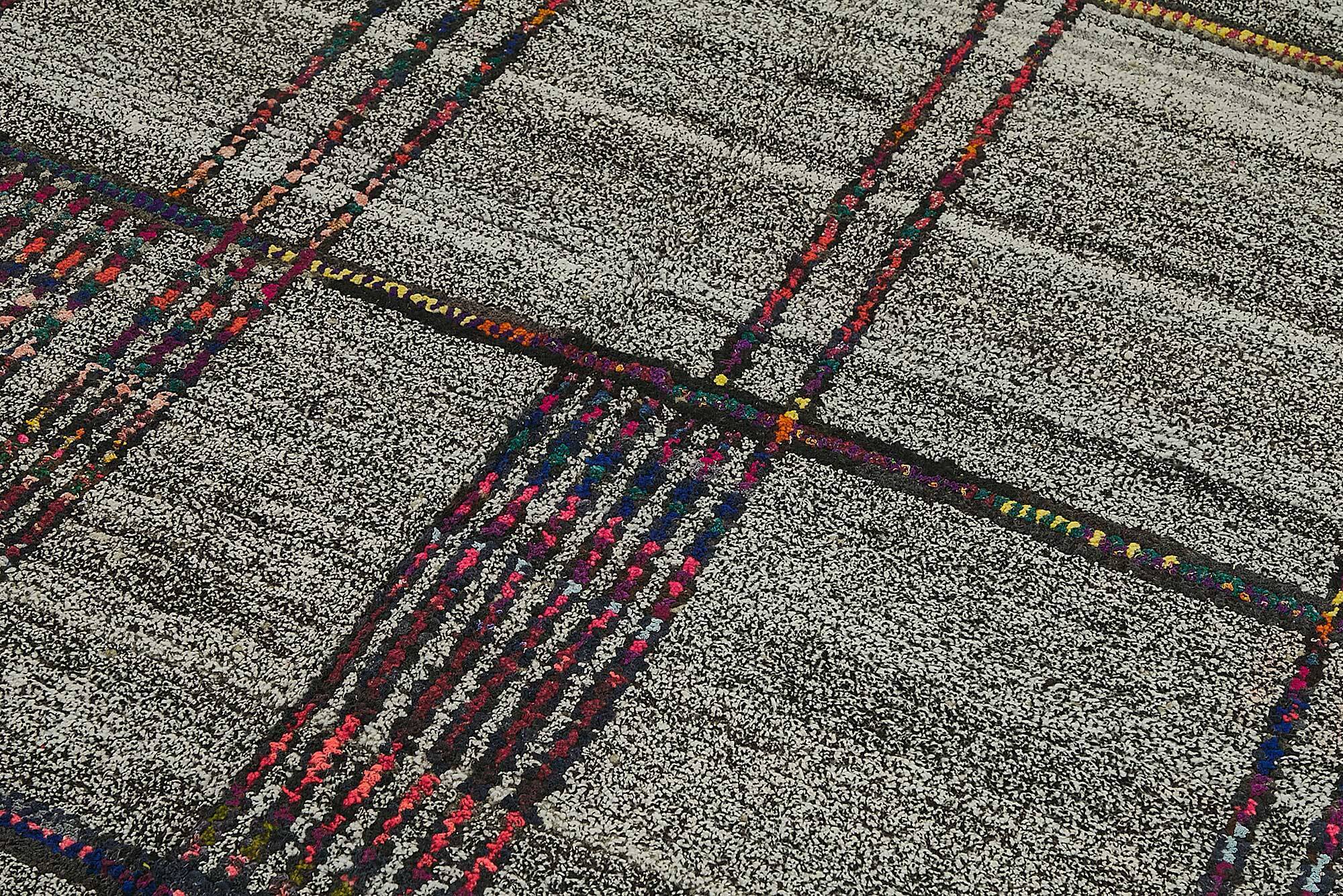 Handwoven Turkish Recycled Boho Rug 177 cm x 237 cm