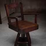 Swivel armchair Dutch design Amsterdam art deco 1930