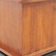 vintage teak TV cabinet metal frame