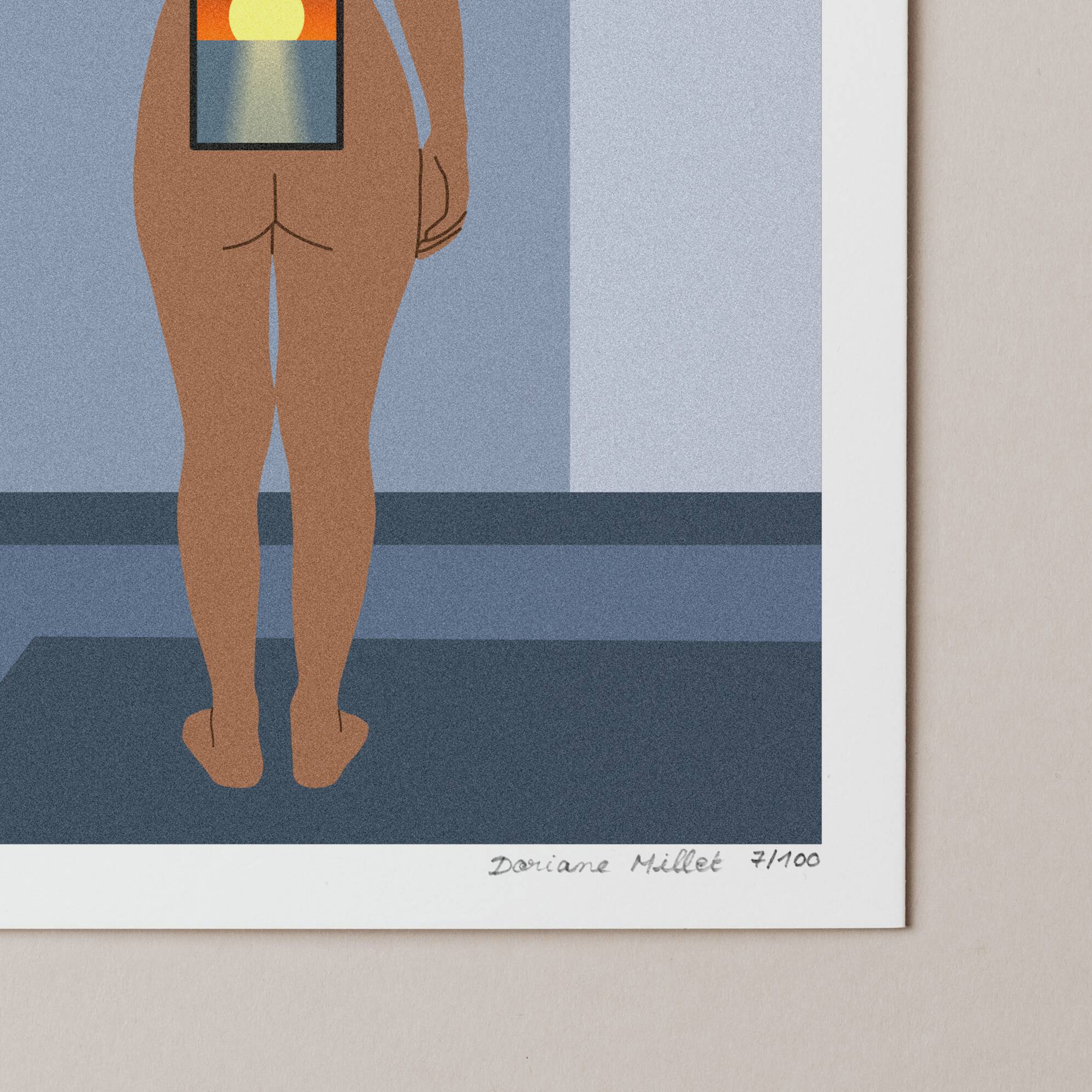 The Escape, art print 13x18 cm, numbered and signed