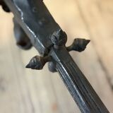 Wrought iron stool, France around 1880