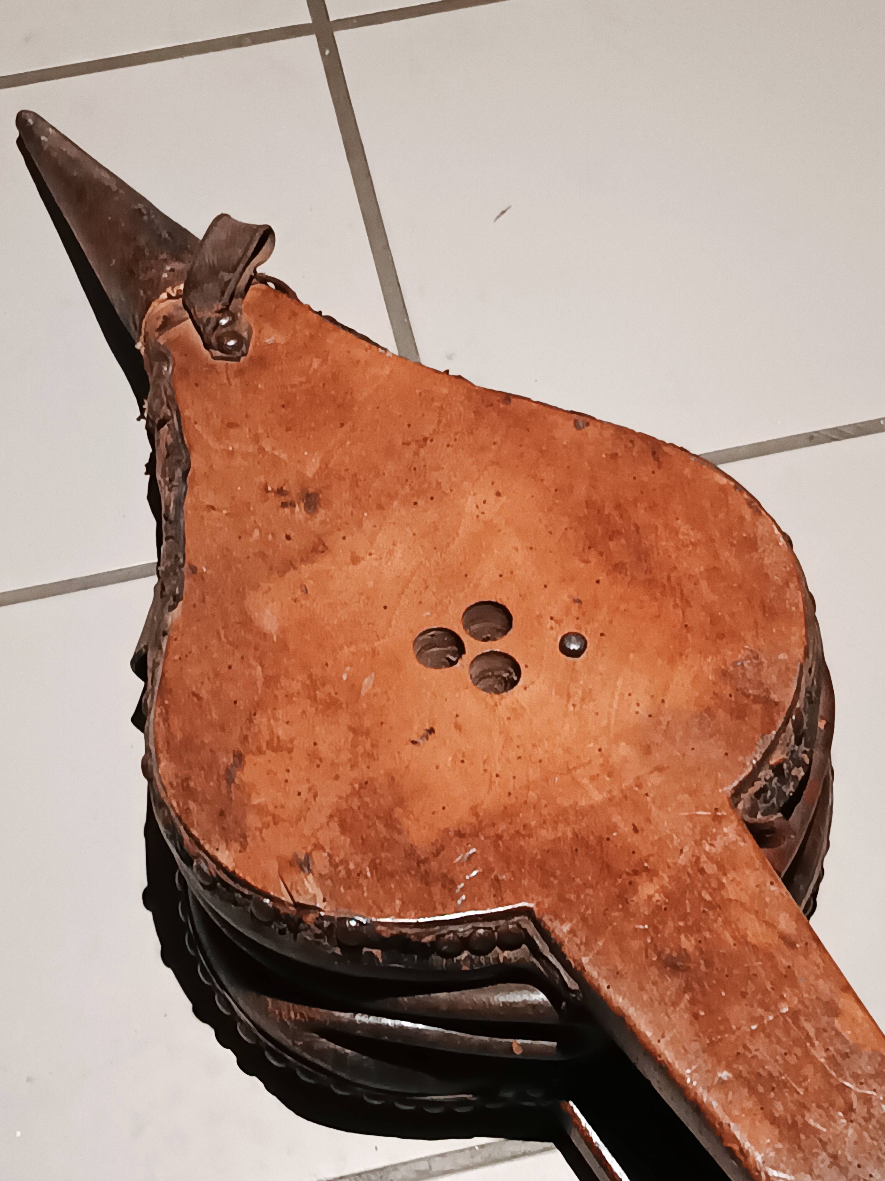 Large bellows for butchers or forges from the 19th century.