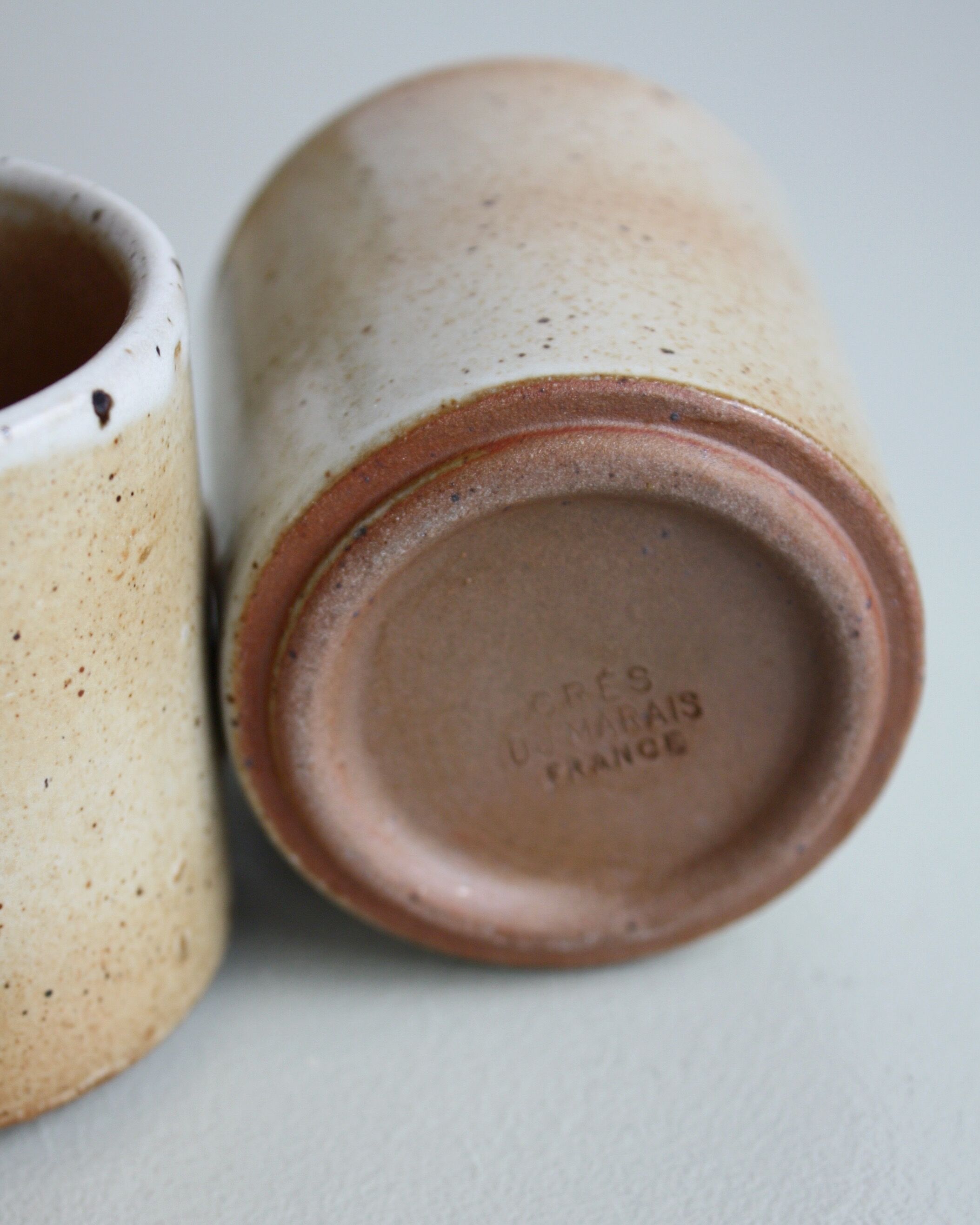 Set of 6 cups Grès du Marais