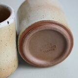 Set of 6 cups Grès du Marais