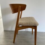 4 Helge Sibast dining chairs model 7, 1953