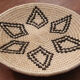African woven wall basket, woven basket, ethnic and natural Boswana