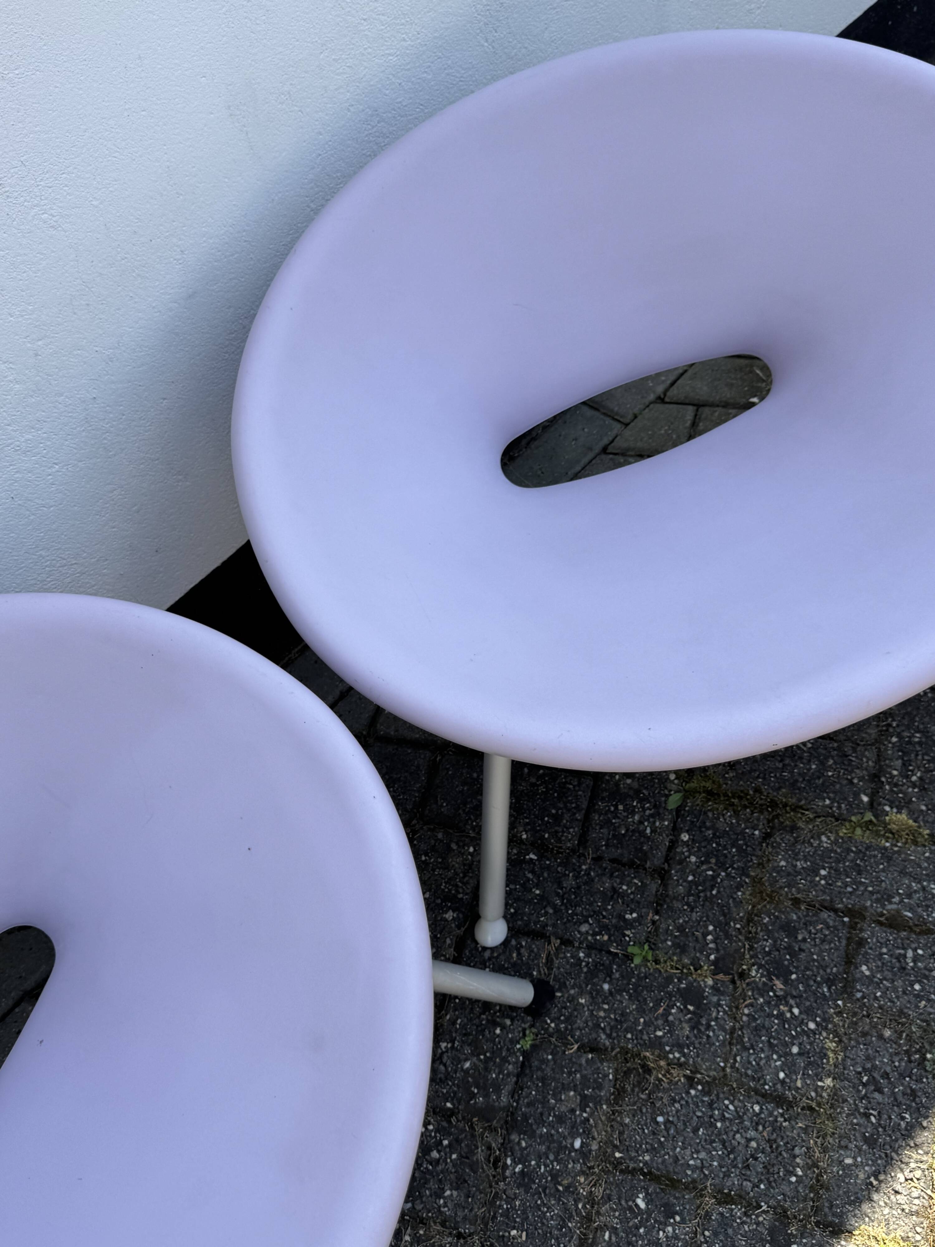 Paire de chaises Ploof de Philippe Starck pour Kartell