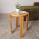 Vintage stool in solid pine chalet/Scandinavian style.