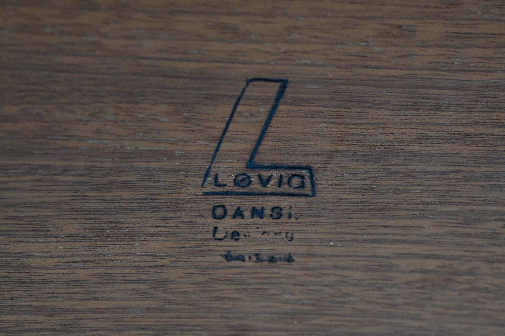 Bureau Peter Lovig Flip-Top Partners en palissandre, Lovig, Danemark, 1960