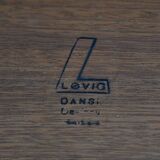 Bureau Peter Lovig Flip-Top Partners en palissandre, Lovig, Danemark, 1960