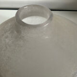 Trio of vintage Biot vases in bubbled glass paste