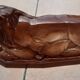 Lion stylized art deco earthenware of Saint Clement