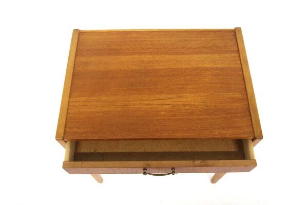 Table de chevet scandinave en teck, Suède, 1960