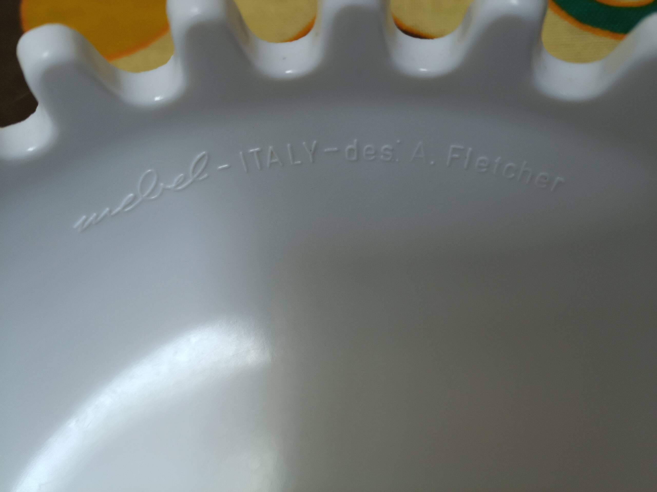 Cendrier Vide poches Clam par Alan Fletcher pour Mebel, Italie, 1970s