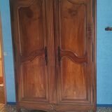 Large Louis XV style gendarme's hat-shaped wardrobe