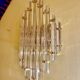 Venini wall light with 9 iridescent blades, model XXL, Italy 1980.