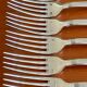 6 fourchettes aria christofle neuves