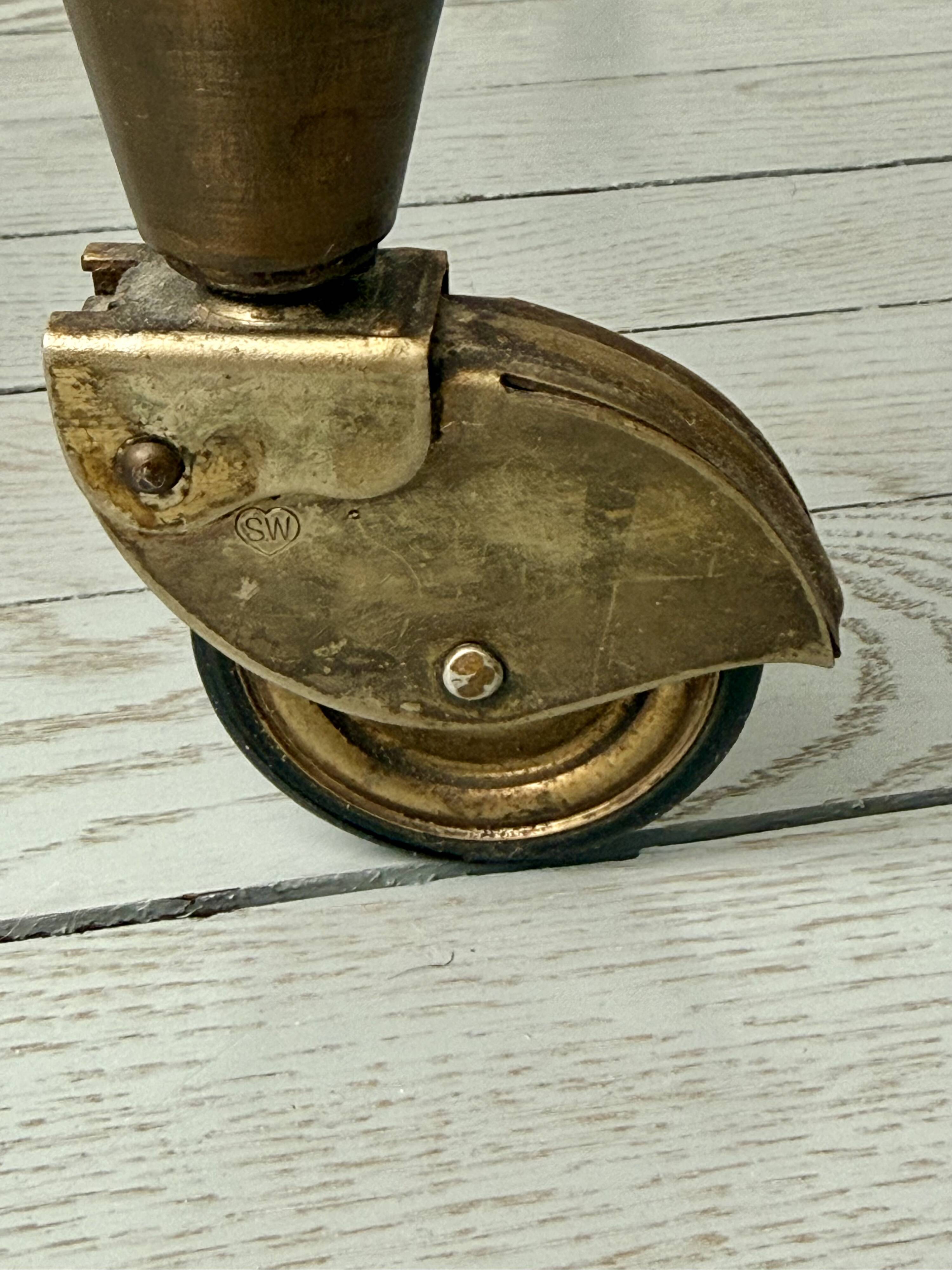 Cesare Lacca rolling coffee table service trolley