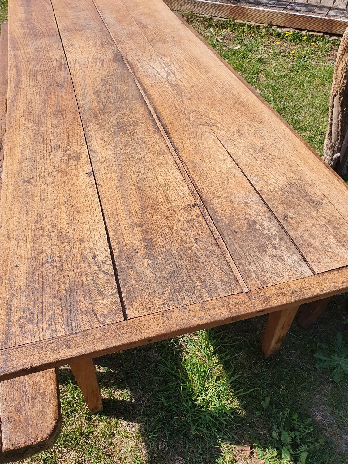 Farmhouse table ans benches