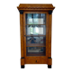 Antique German Biedermeier Birch Display Cabinet