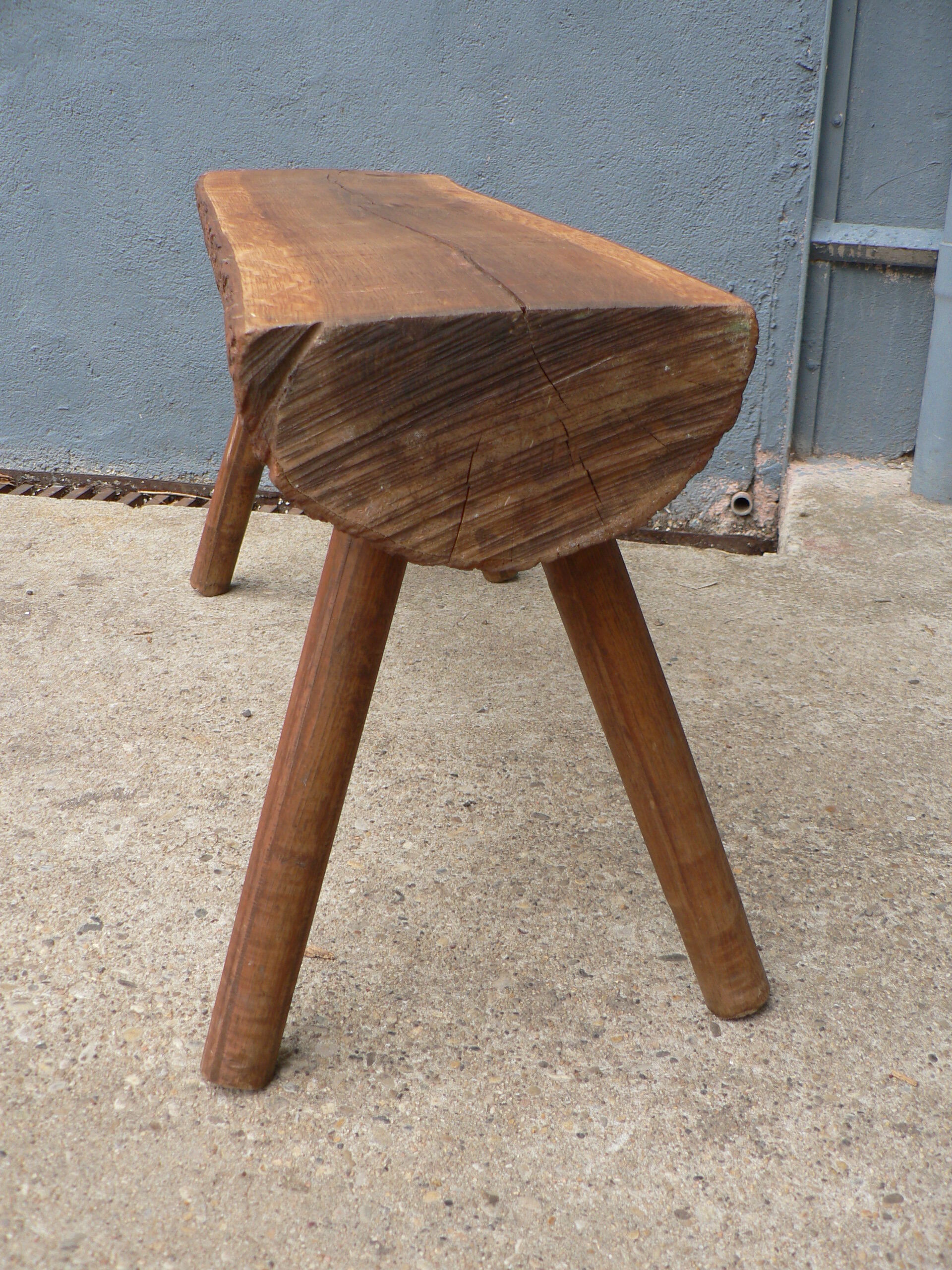 Bench rustic wood farm