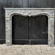 Regency fireplace in grey marble, Sainte-Anne, 18th century