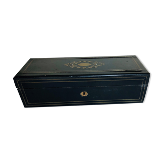 Old Napoleon III wooden glove box