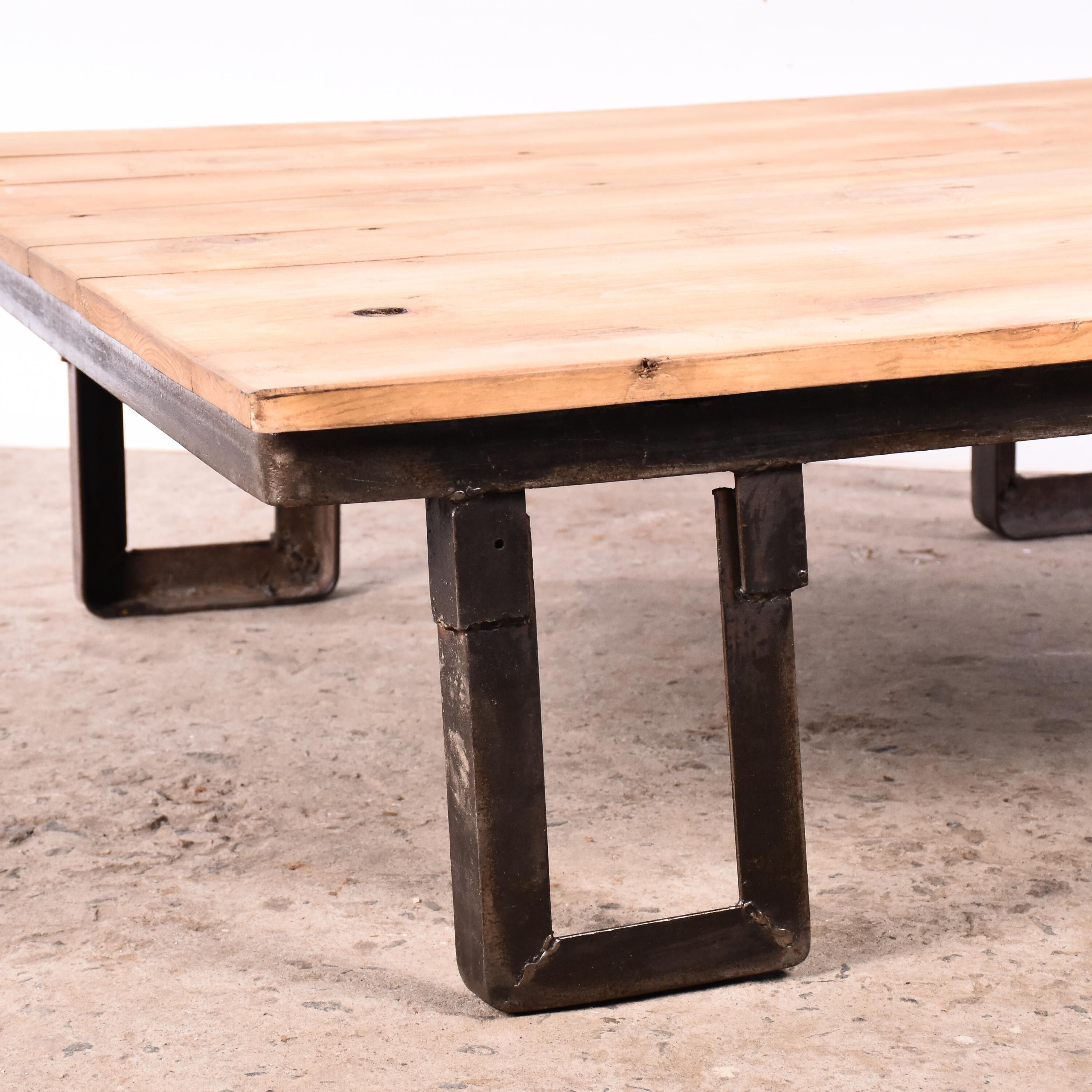 Industrial coffee table