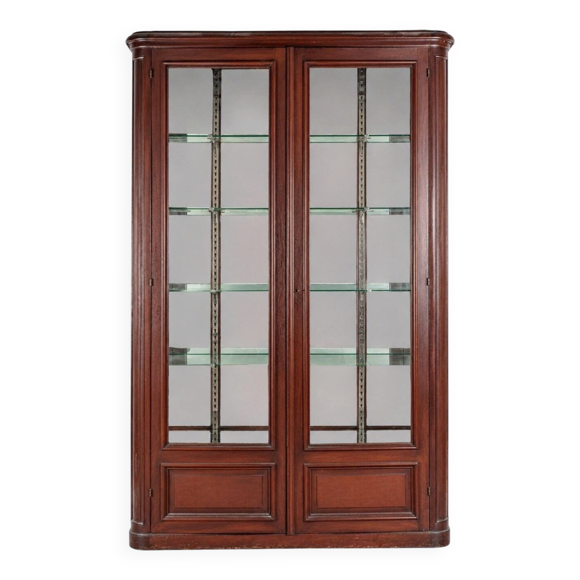 Shop display cabinet Belle Époque – Solid oak – Two glass doors – Miro