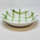Moulin Des Loups Salad Bowl Green Check Tablecloth Model