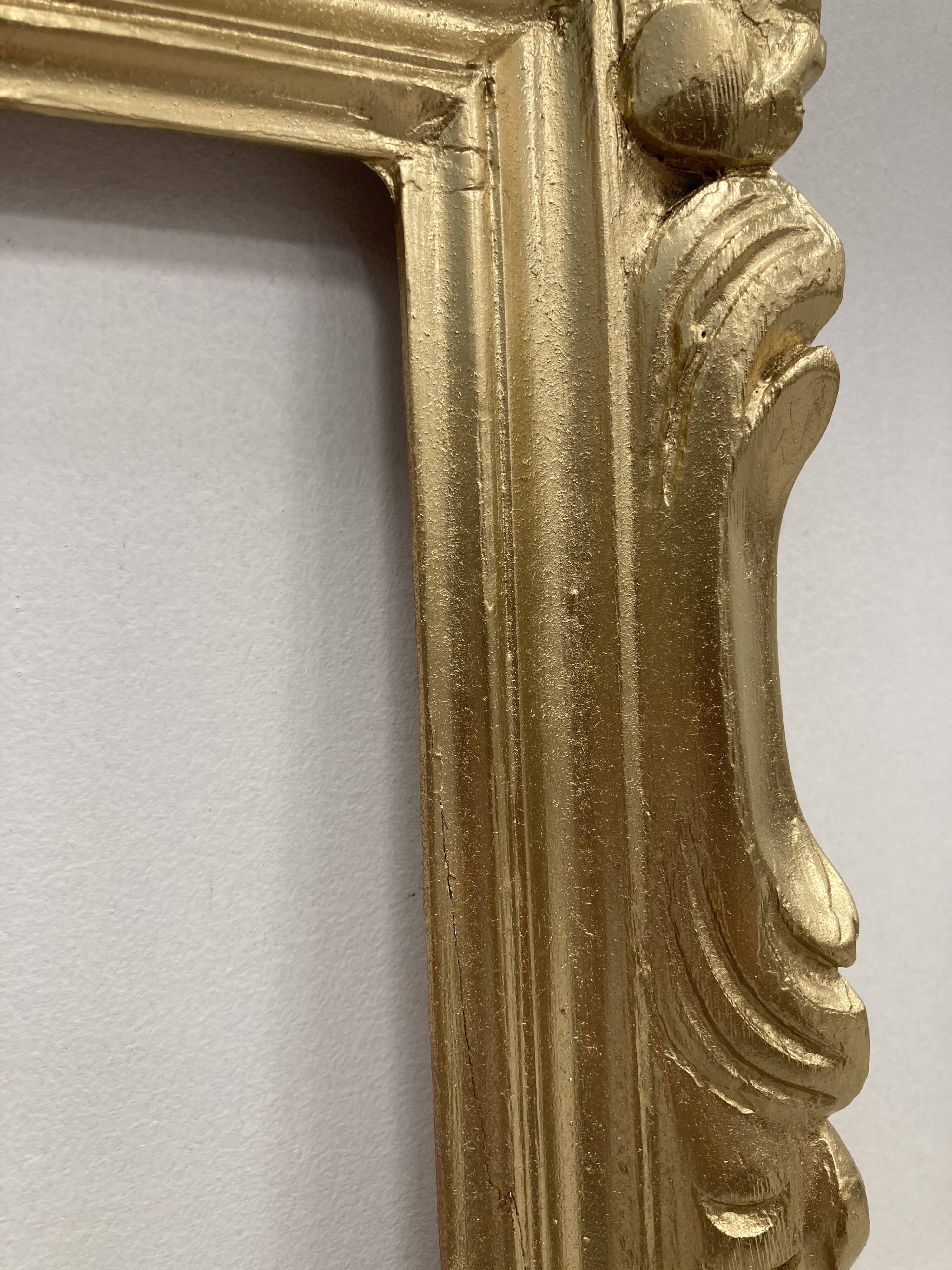 Louis XV style golden frame