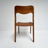 Set of 4 chairs by Niels Otto Moller, 1950s