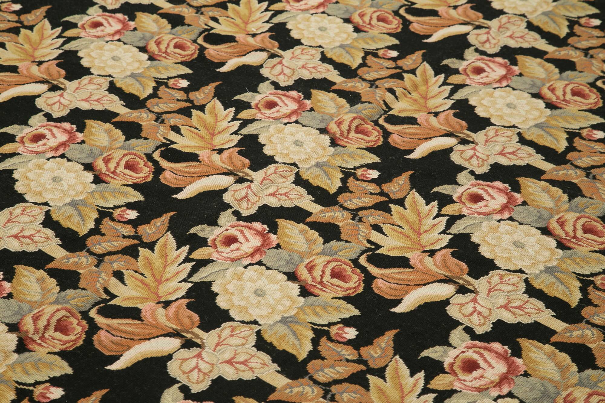 Handmade Vintage Flatweave Needlepoint Kilim 245 cm x 304 cm