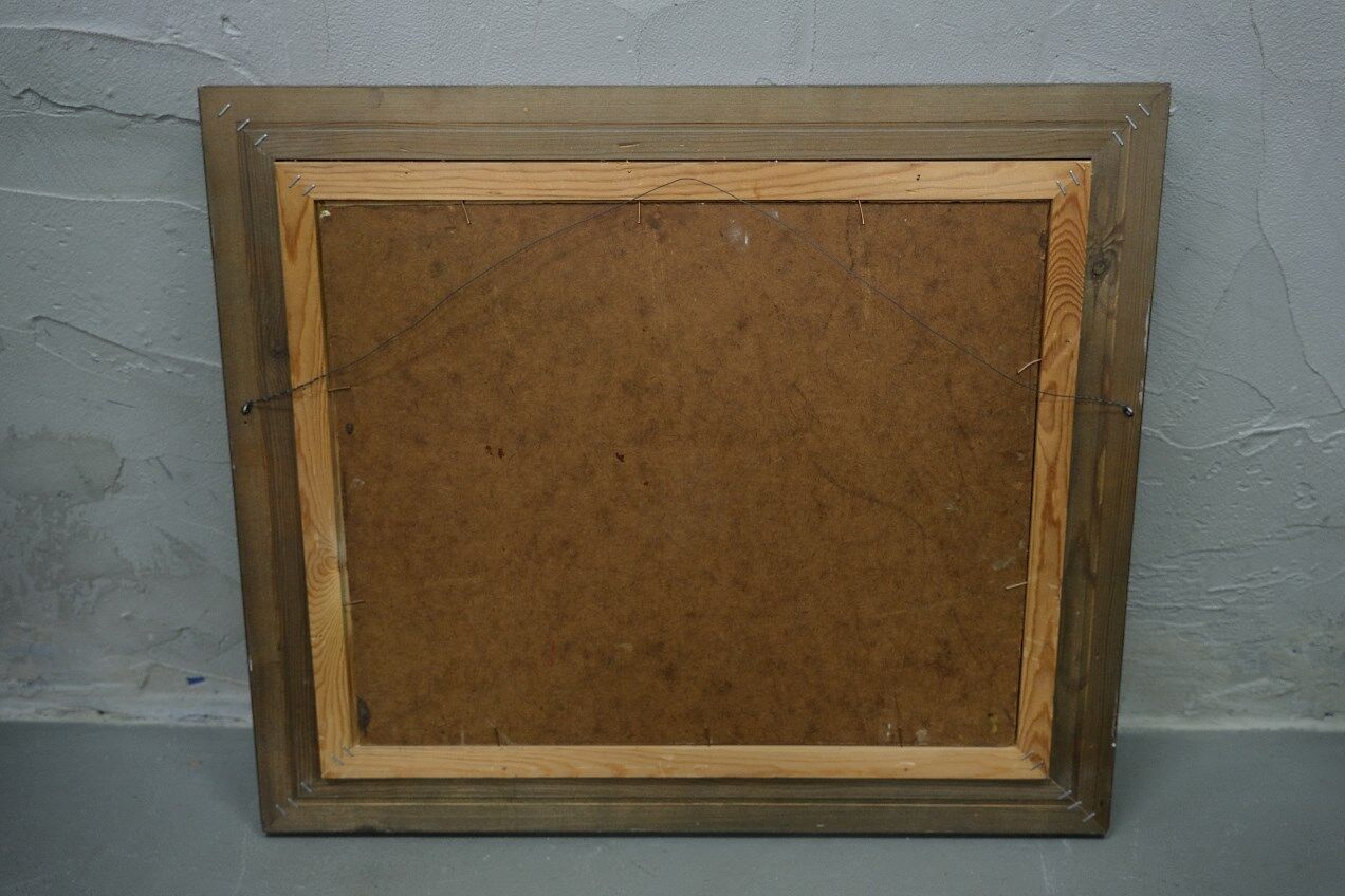 John Börén, Swedish modern landscape, 1960s, Oil painting, Framed