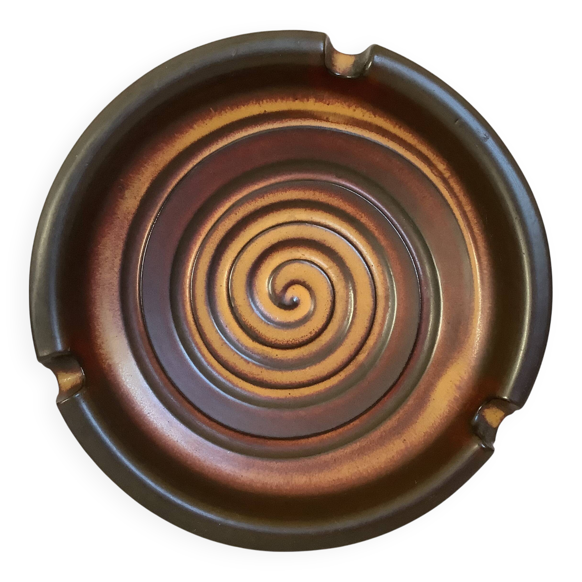 Large empty pocket spiral ashtray Jan Van Erp