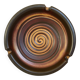 Large empty pocket spiral ashtray Jan Van Erp