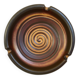 Large empty pocket spiral ashtray Jan Van Erp