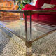 Table basse verre et plexiglas 1960