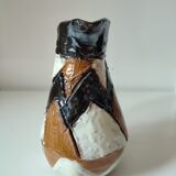 Artisanal ceramic pitcher vase