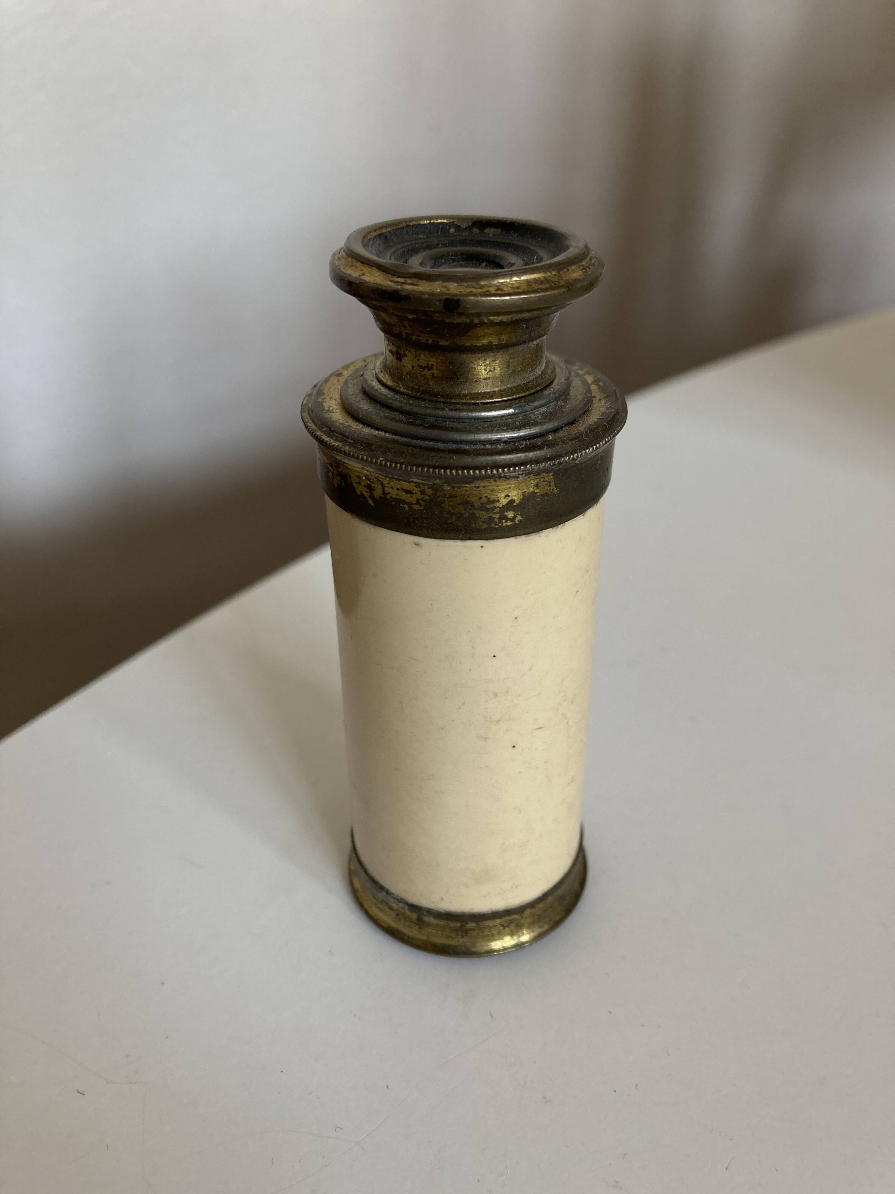 Long brass opera sight circa 1900