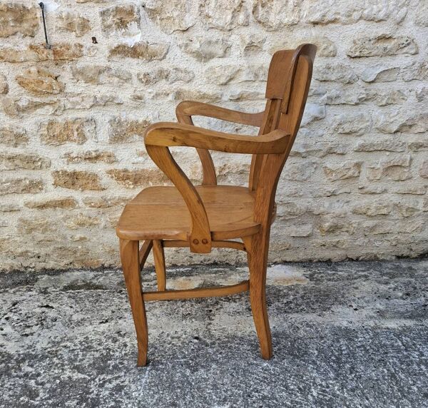 Fauteuil américain en chêne