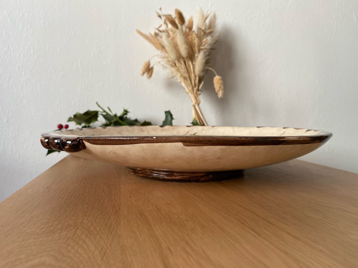 Vallauris ceramic dish signed jerôme massier