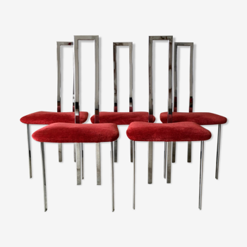 5 Chaises vintage Giorgio Cattelan années 80