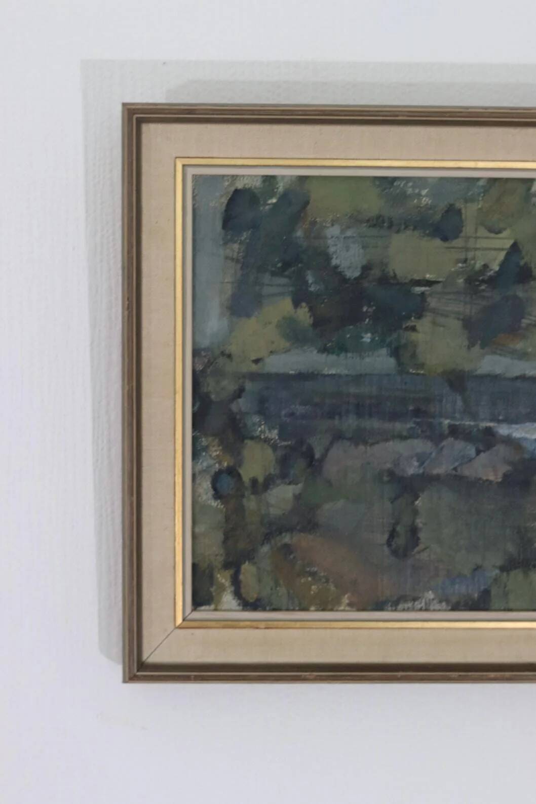 Swedish Oil on Canvas – "Obscured by Trees" by Alvar Jansson