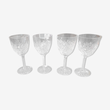 Crystal wine glasses from Saint Louis