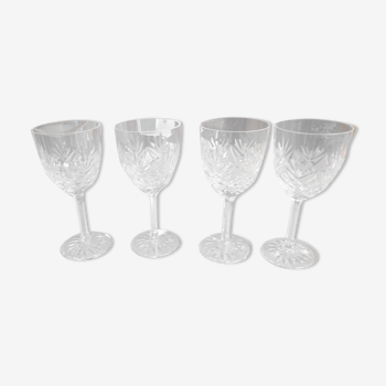 Verres à vins en cristal de Saint Louis