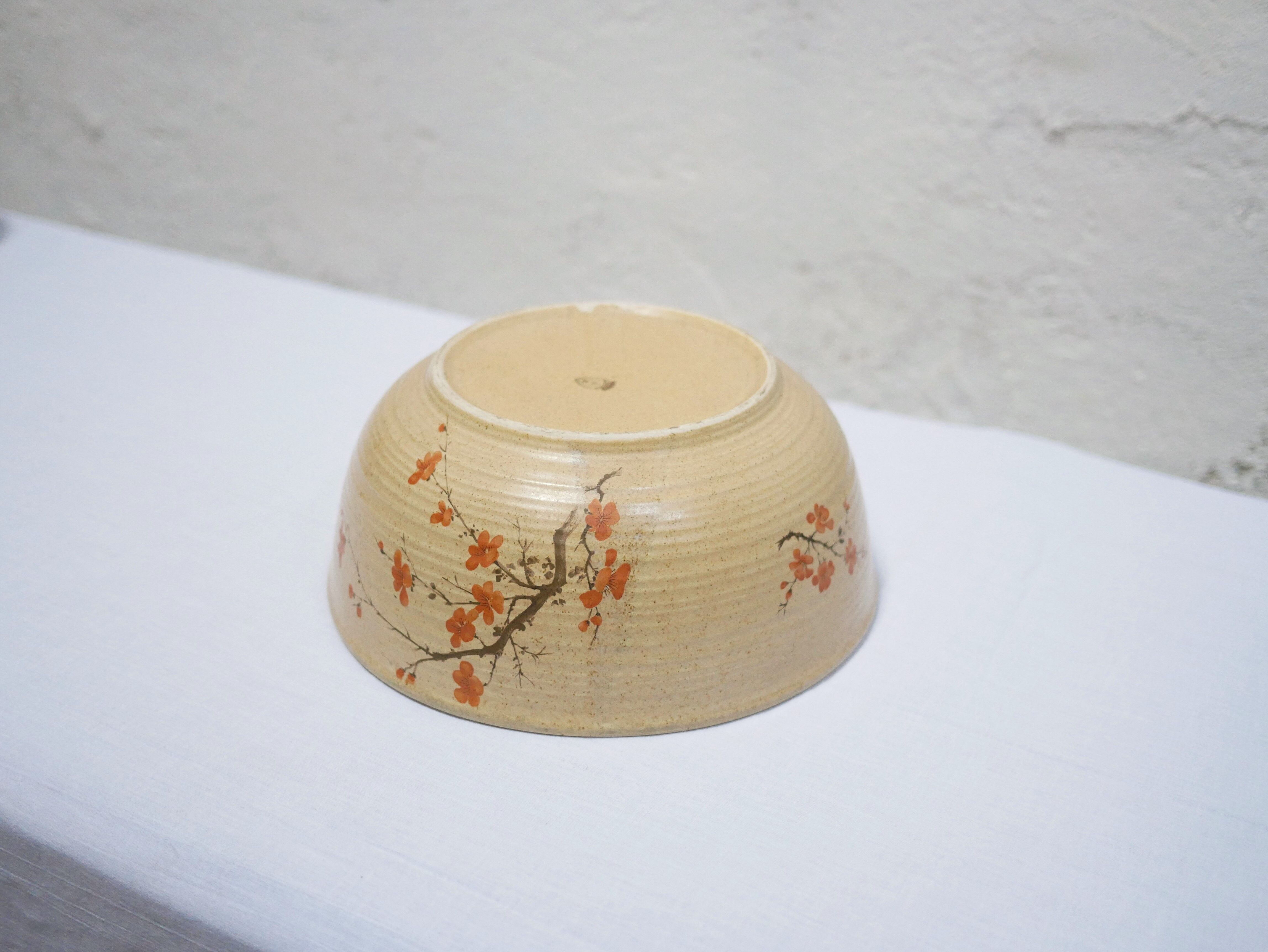 Vintage porcelain salad bowl by Maison Revol, France